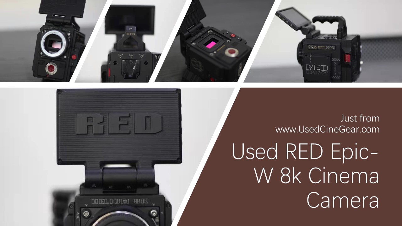red cinema camera used