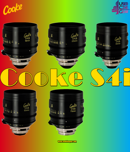 Used Cooke S4i Cinema Lens Kit(5pcs)