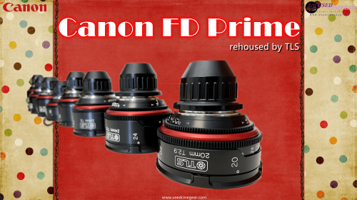 Used Canon FD Prime Lenses Kit(rehoused by TLS)